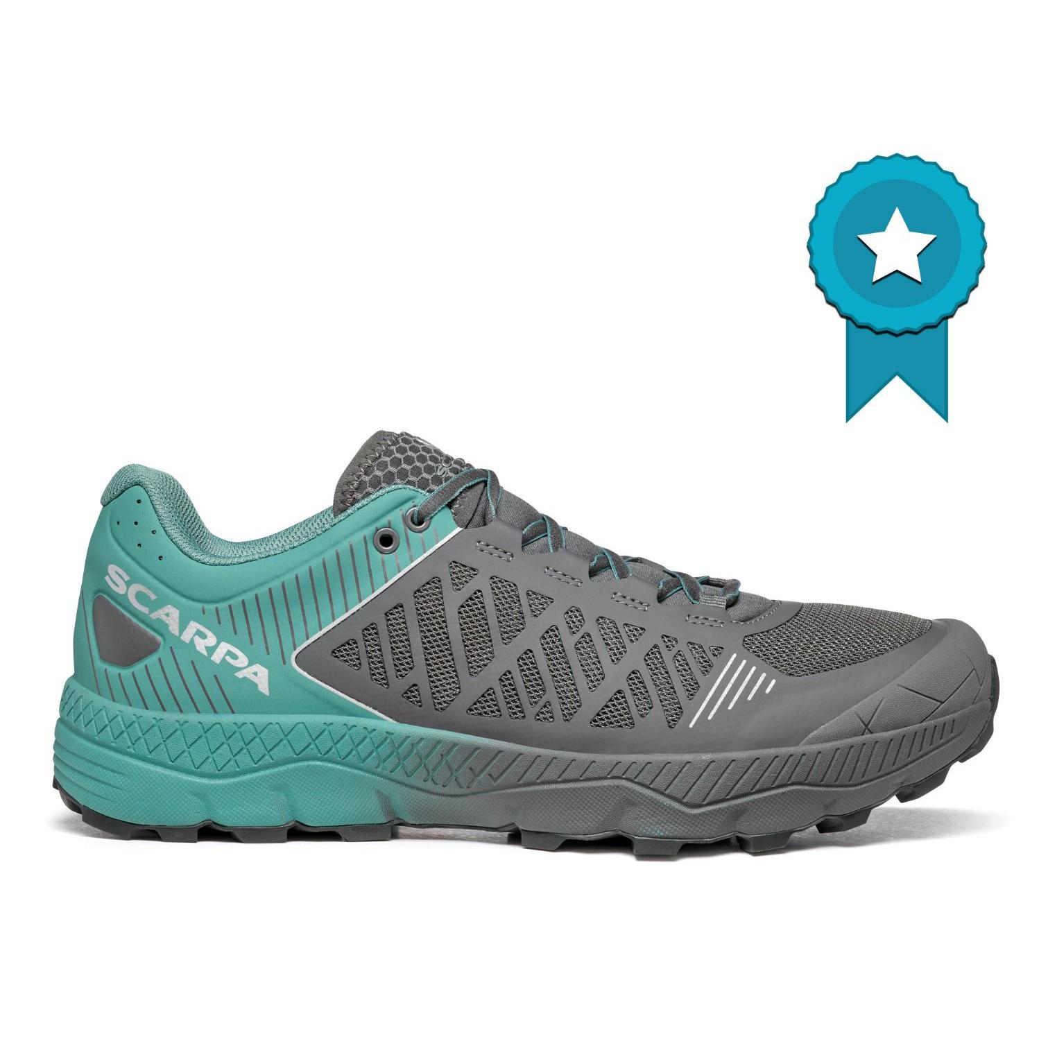 Sapatilhas Trail Running SCARPA Spin Ultra Masculino Grey/Turquoise | Portugal-15074